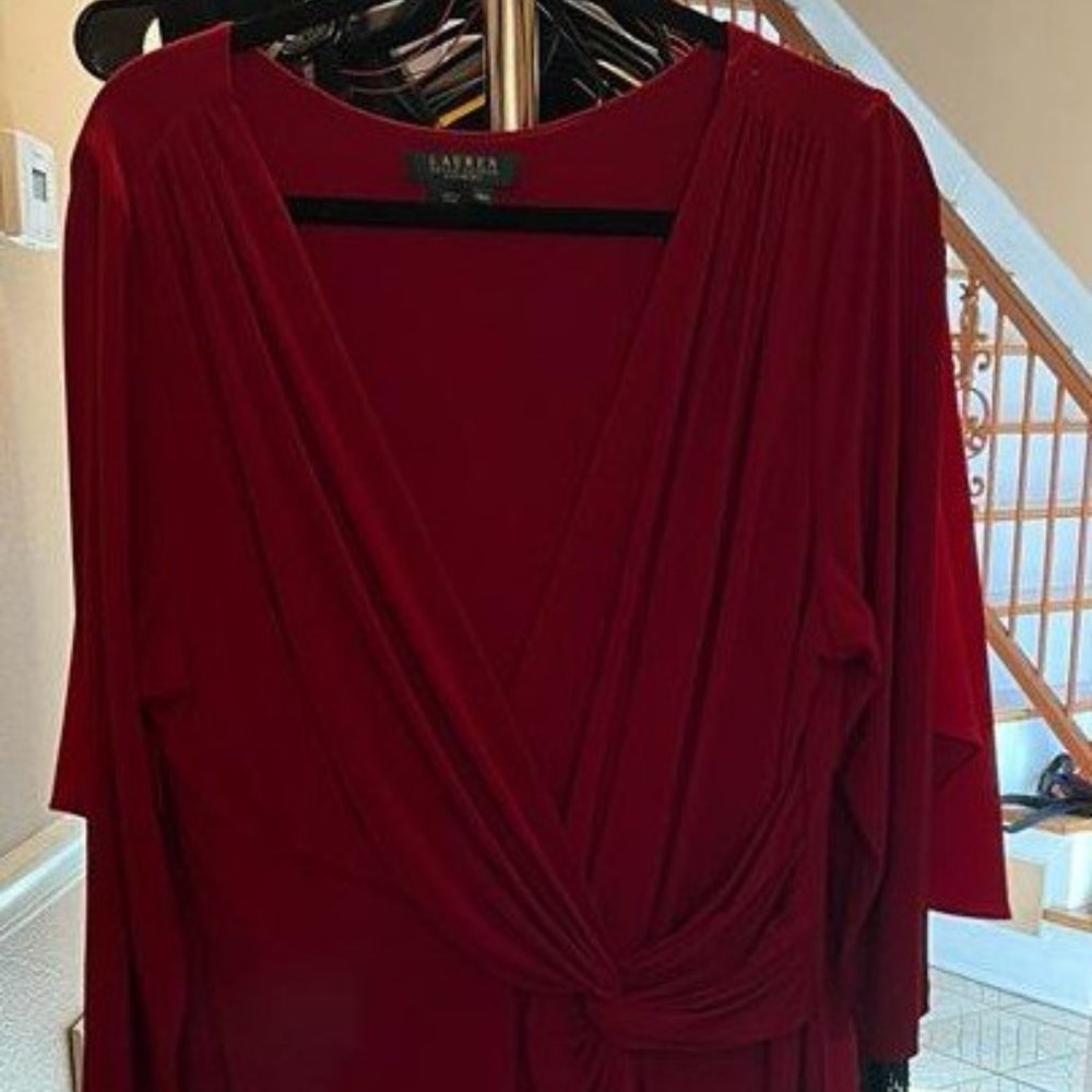 Red Ralph Lauren Formal Gown/Dress